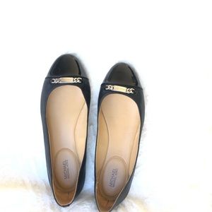 Michael Kors black flat shoes